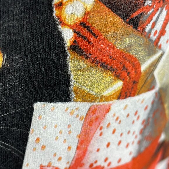 Dec. 25th Womens CAT CHRISTMAS Top Sz XXXL 3X Short Sleeve Ugly HOLIDAY T-shirt - Picture 7 of 12